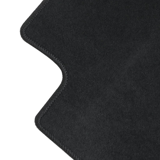 Black Velour Front & Rear Floor Mats Carpet For 2017-2023 BMW G30 G31 5-Series