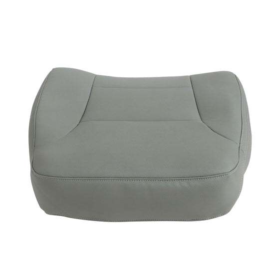 For 2014-2019 Chevy Silverado 1500 2500HD Passenger Top Leather Seat Cover Gray