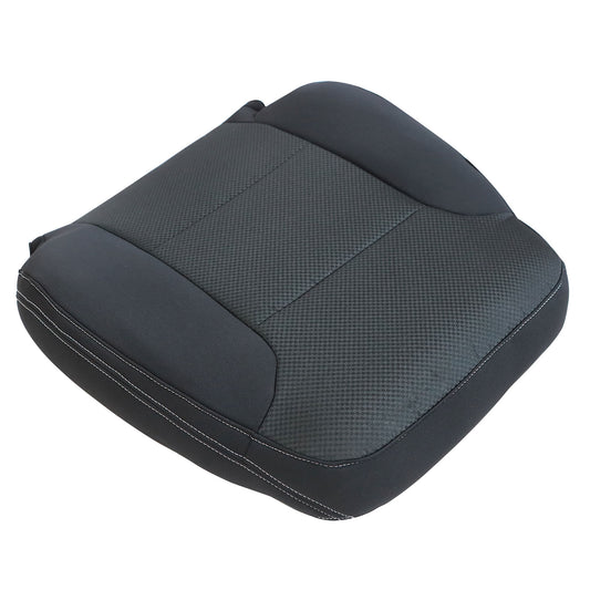 For 2014-2019 Chevy Silverado Suburban Tahoe Driver Top Cloth Seat Cover Black