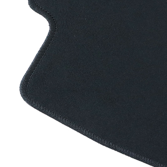 Velour Floor Mats Carpet Front & 2nd Row Replacement For 2010-2013 Mazda 3 Black