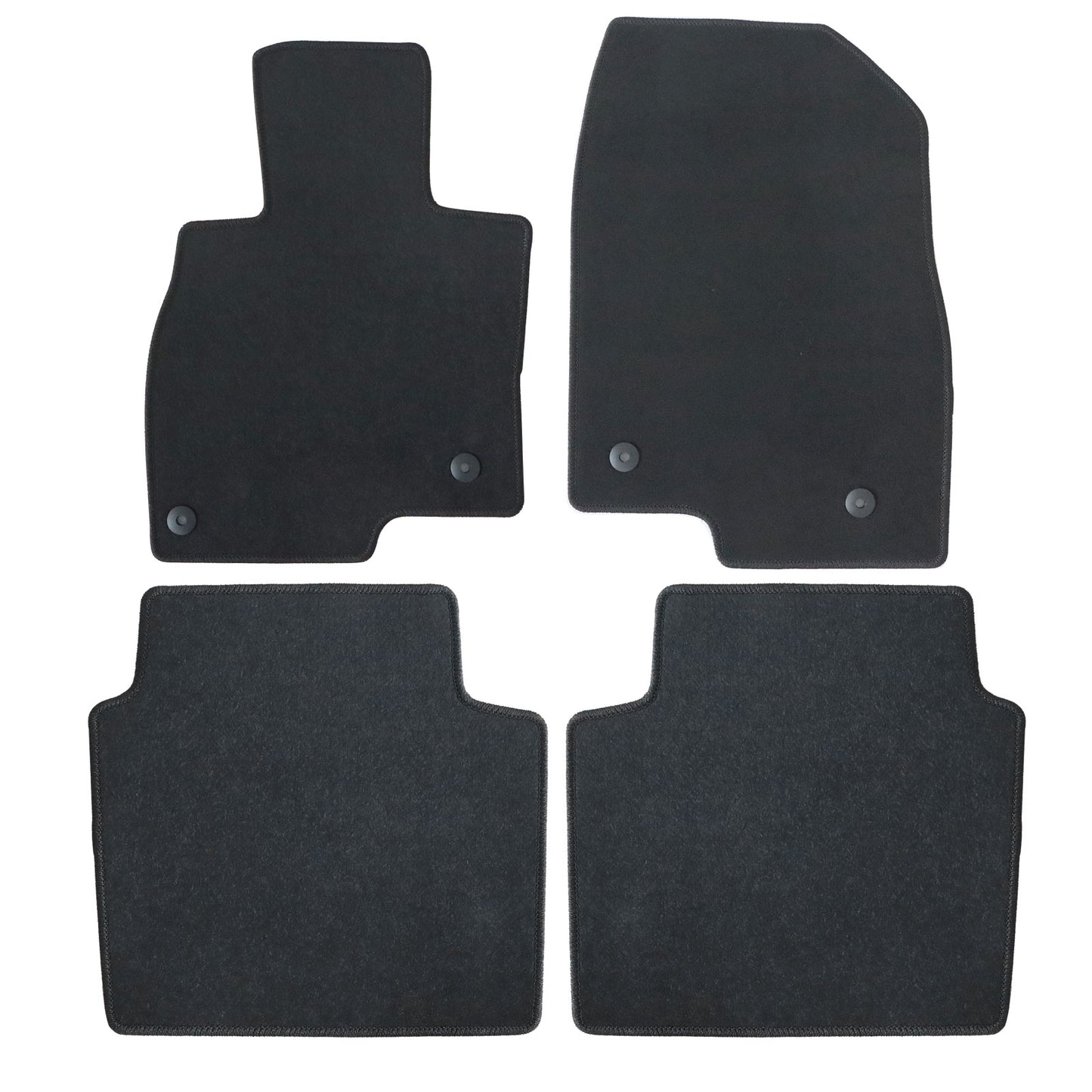 Floor Mats Carpet Velour For 2014-2021 Mazda 6 5-Seats Protection Waterproof Set