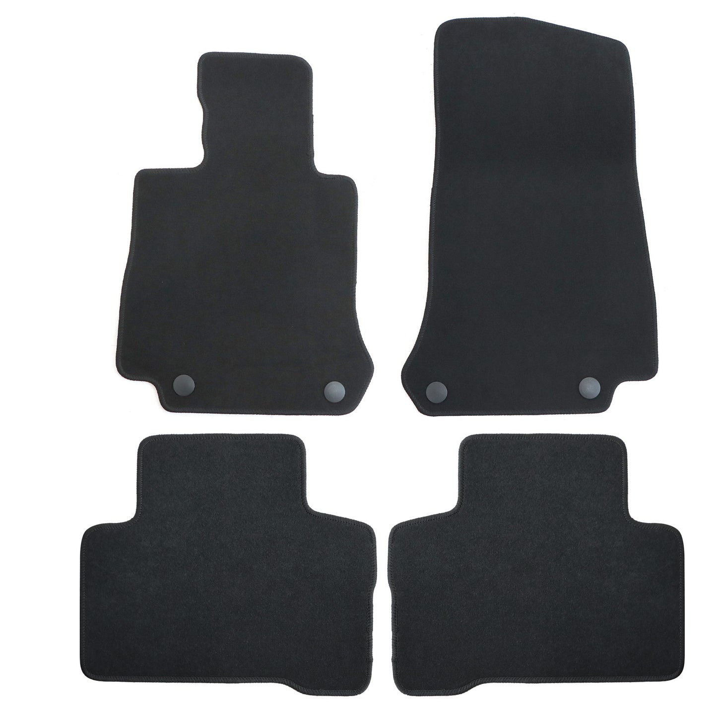 2017 2018 2019 2020 2021 2022 For Mercedes-Benz GLC Floor Mats Carpet Velour 4x
