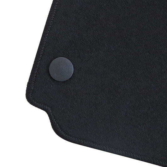 For 2013-2020 Mercedes S Class Front & Rear Velour Floor Mats Carpet Black 4PCS