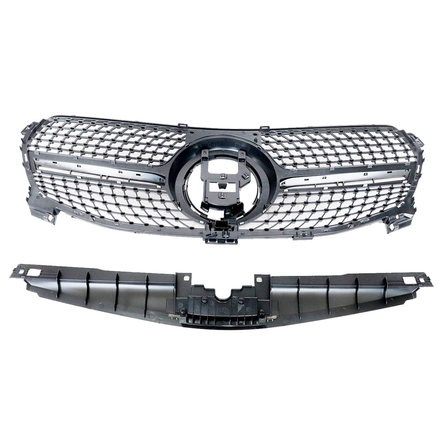 Front Grill Fit 20 21 22 23 MERCEDES-BENZ V167 GLE350 GLE450 Chrome slat