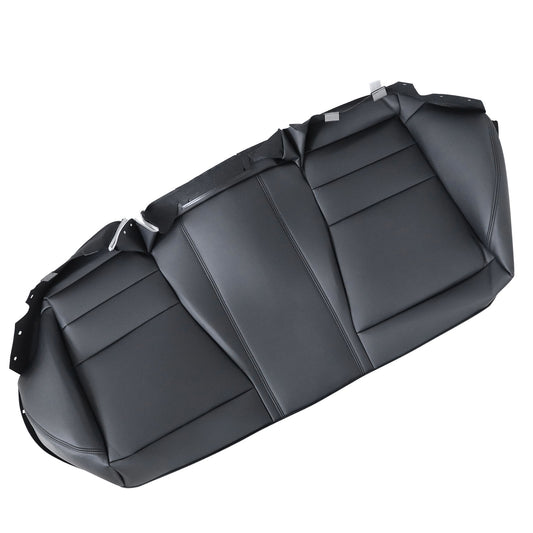 Fits 2008-2012 Honda Accord EX-L Rear Bench Side Bottom Leather Seat Cover Blk
