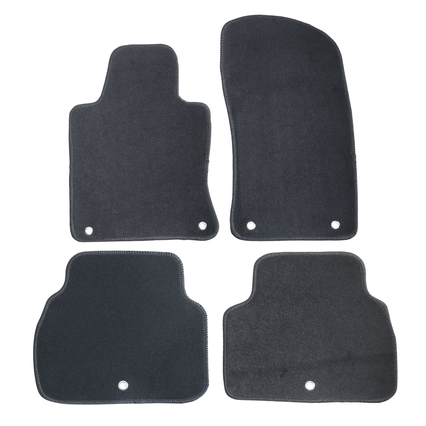 Fits Infiniti Q60 2017-2022 Front & Rear Left & Right Floor Mats Carpet Velour