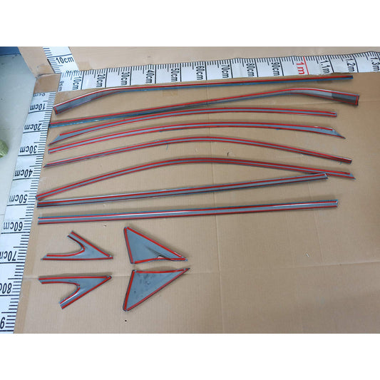 Titanium black For 2019-25 LEXUS ES300h 350 250 Car Window Strip Moulding Trim