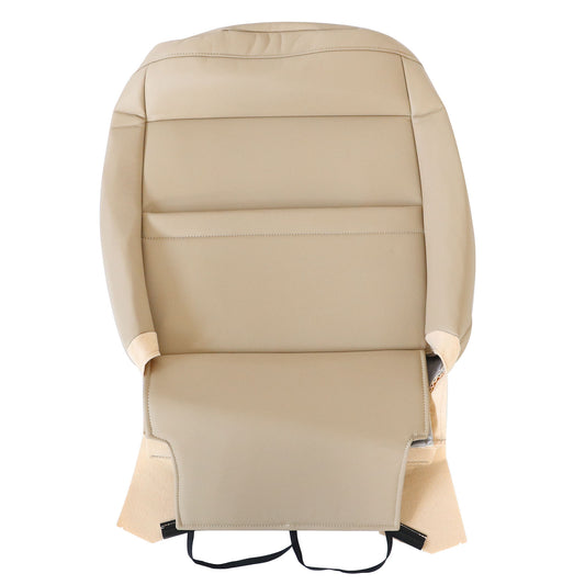 2013-17 For Honda Accord Passenger Top Replacement Seat Cover Tan Pocket Back