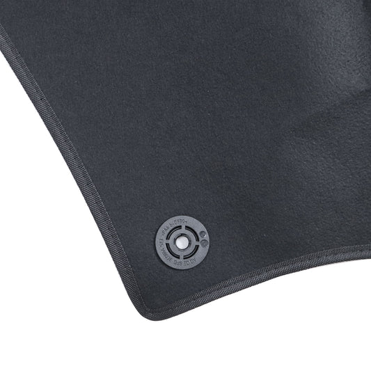 Replacement Black Velour Floor Mats Carpet 4Pcs For 2011-2018 Porsche Cayenne