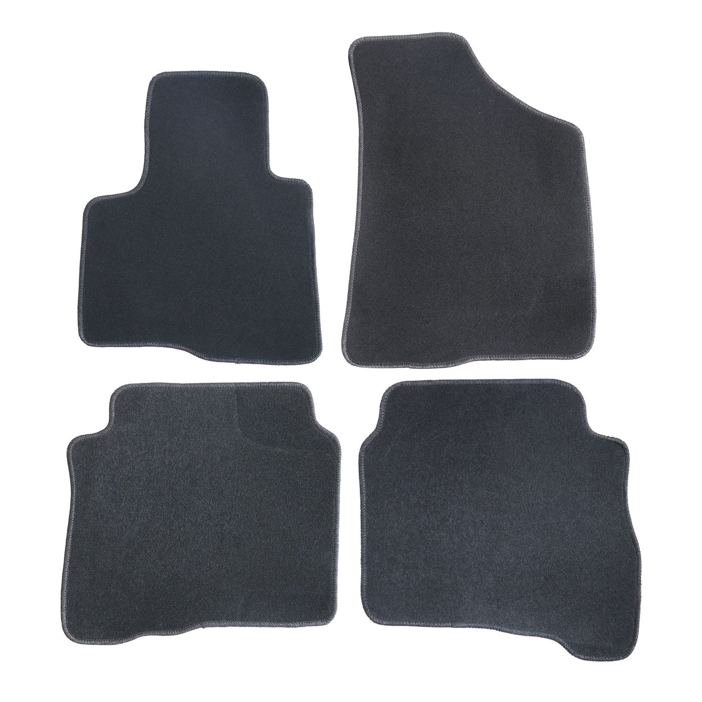 Front & Rear Floor Mats Carpet For 2007 2008 2009 Hyundai Santa Fe 4Door Velour