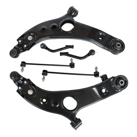 6PCS Front Lower Control Arms Suspension Kit For Hyundai Santa Fe 2013-2014 USA