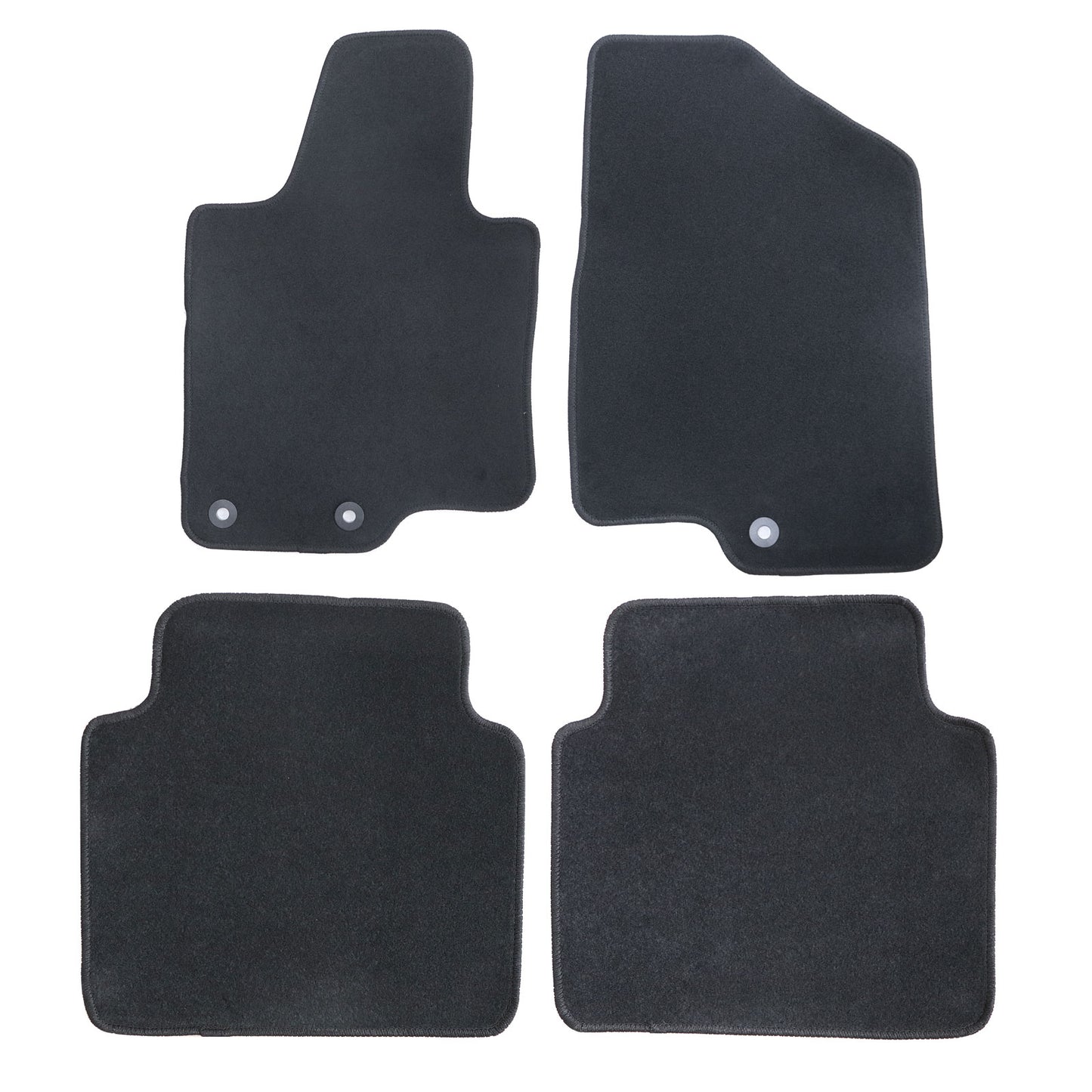 New For 2011-2015 Kia Optima Front & Rear Velour Floor Mats Carpet Black 4PCS