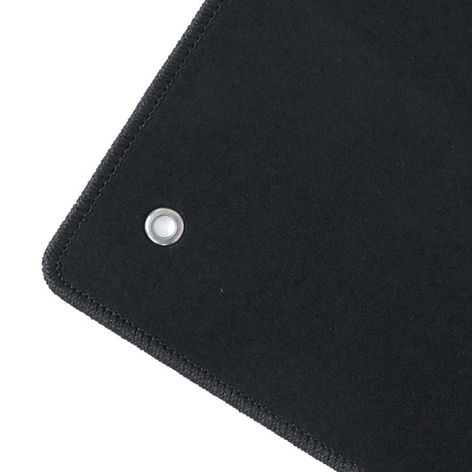 New For 2014-2023 Jeep Cherokee Front & Rear Velour Floor Mats Carpet Black 4PCS