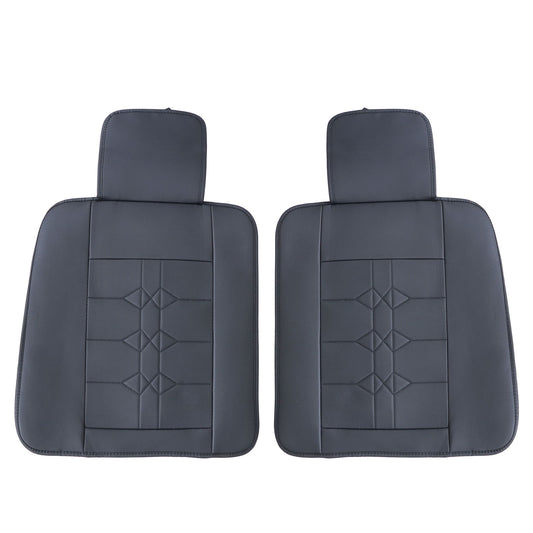 Leather 5 Seat Covers Full Set Front & Rear Cushion Fits Toyota Deluxe Car