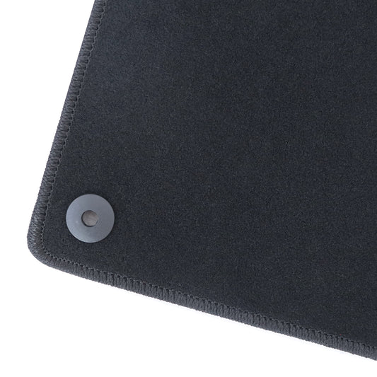 New For 2016-2025 Volvo XC90 Front & Rear Velour Floor Mats Carpet Black 6PCS