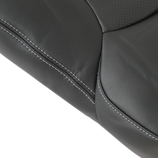 For 2014-16 Subaru Forester Driver Top Perf Leather Replacement Seat Cover Black