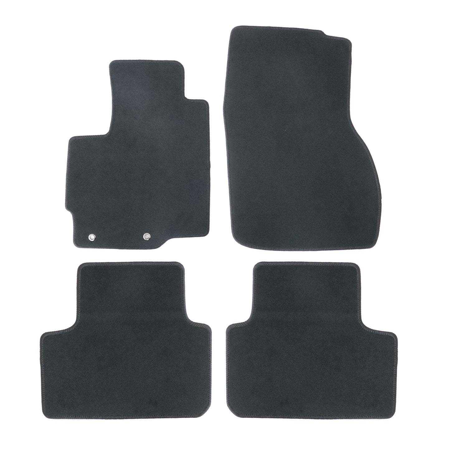 Fits Mitsubishi Outlander Sport 2011-2024 Front & Rear Floor Mats Carpet Velour