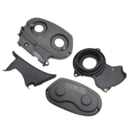 NEW Timing Belt Cover Outer-Inner Set Fit For Chevrolet Aveo 4 Cyl 1.6L 2009-11
