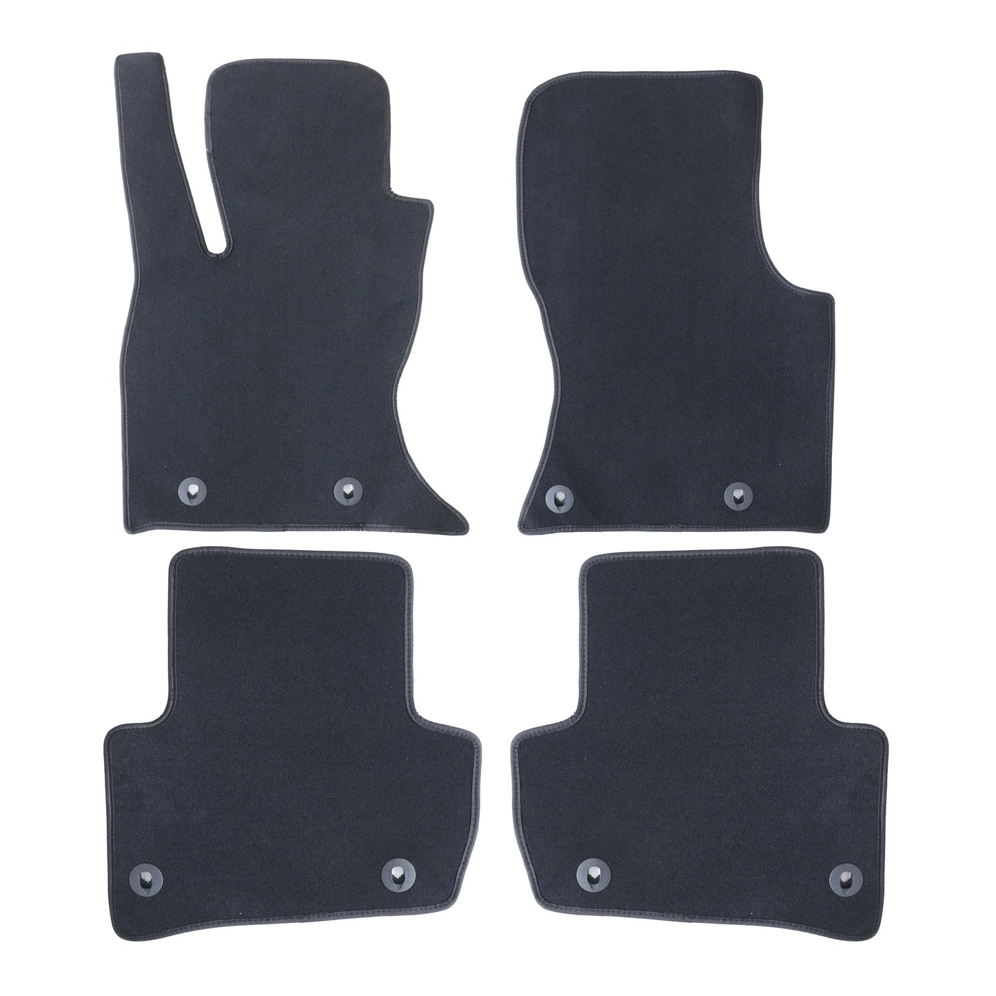 New For 2018-2024 Range Rover Velar Front & Rear Velour Floor Mats Carpet 4PCS
