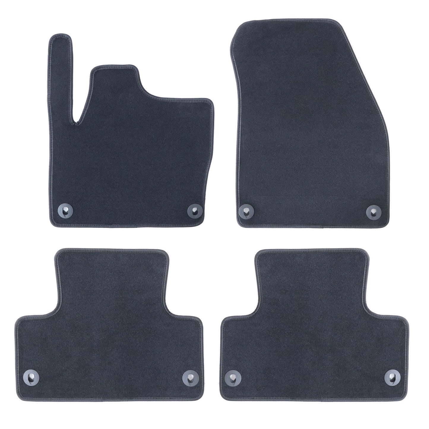 New For 2012-2018 Range Rover Evoque Front & Rear Velour Floor Mats Carpet 4PCS