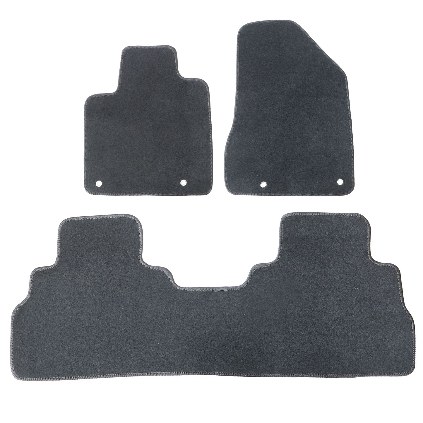 For 2019-2023 Nissan Murano Front & Rear Row Velour Floor Mats Carpet Waterproof