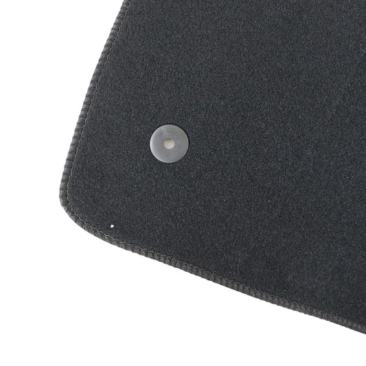 New For 2019-2025 Cadillac XT4 Front & Rear Velour Floor Mats Carpet Black 4PCS