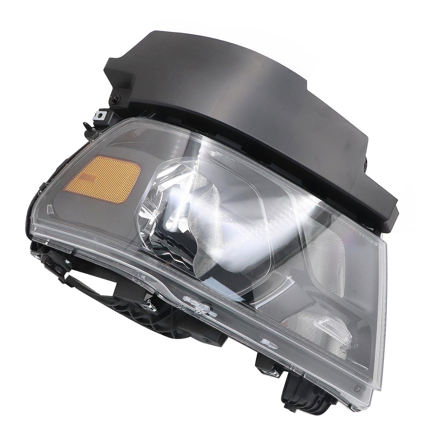 Driver For 2019-2024 Dodge RAM 1500 Chrome Trim Halogen Headlight 68316087AJ