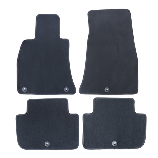 Front & Rear Floor Mats Carpet Fits 2018 2019 2020 Kia Stinger Hatchback Velour