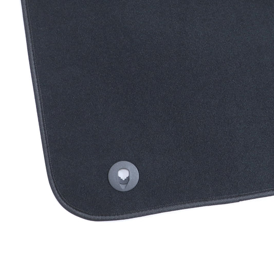 For 2011-2014 Dodge Challenger Front & Rear Velour Floor Mats Carpet Black 4PCS