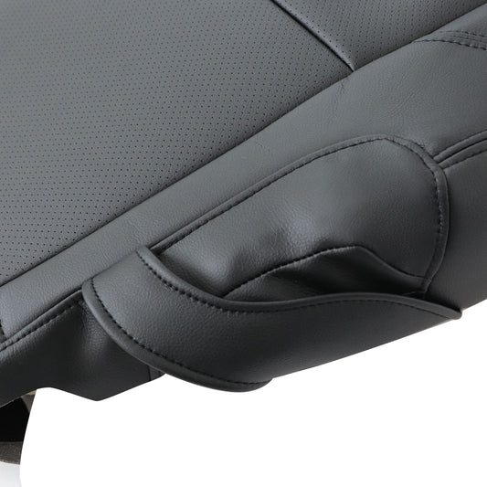 2nd Row Driver Bottom Seat Cover Black For 2007-2014 Cadillac Escalade ESV EXT
