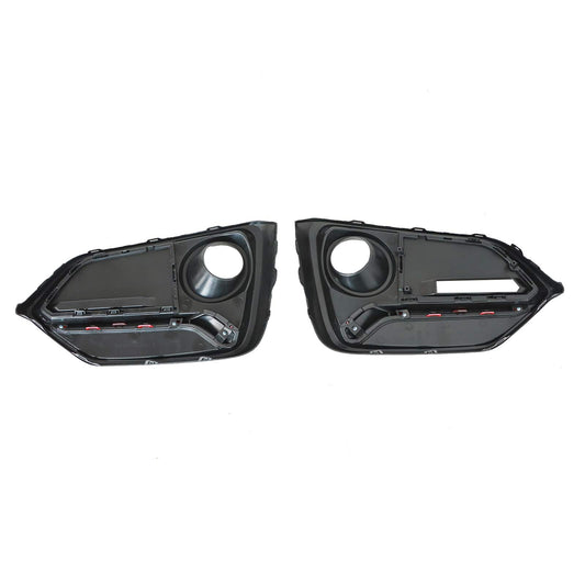 Fog Light Garnish Cover Set Front Rear fit 2017-2021 Honda Civic Hatchback