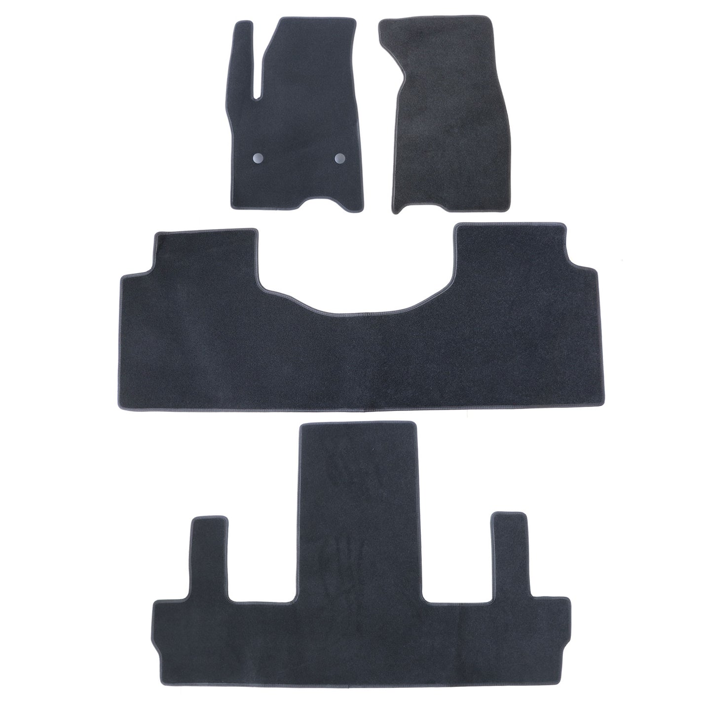 Velour Floor Mats Carpet Fits 2022 2023 Chevy Tahoe Cadillac Escalade Anti-Slip