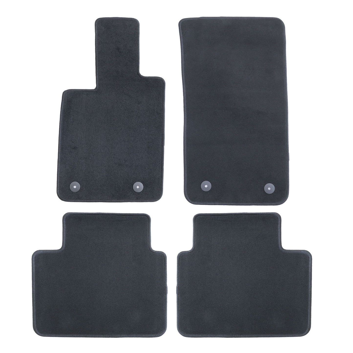 For Porsche Panamera 2017-2024 Front & Rear Floor Mats Carpet Replacement Velour