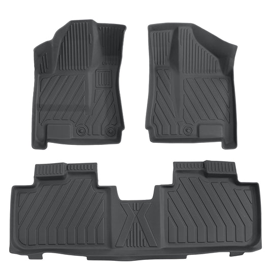 3D Car Floor Mats For 2010-2016 Cadillac SRX 2-Row Floor Liners TPE All Weather
