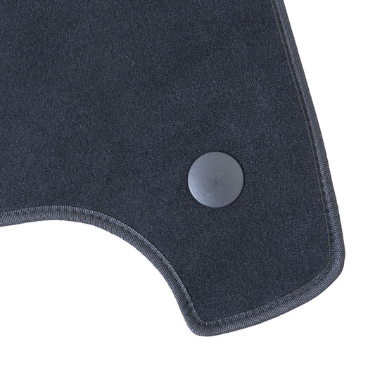 For 2020-2025 Jeep Gladiator Front & Rear Velour Floor Mats Carpet Black 4PCS