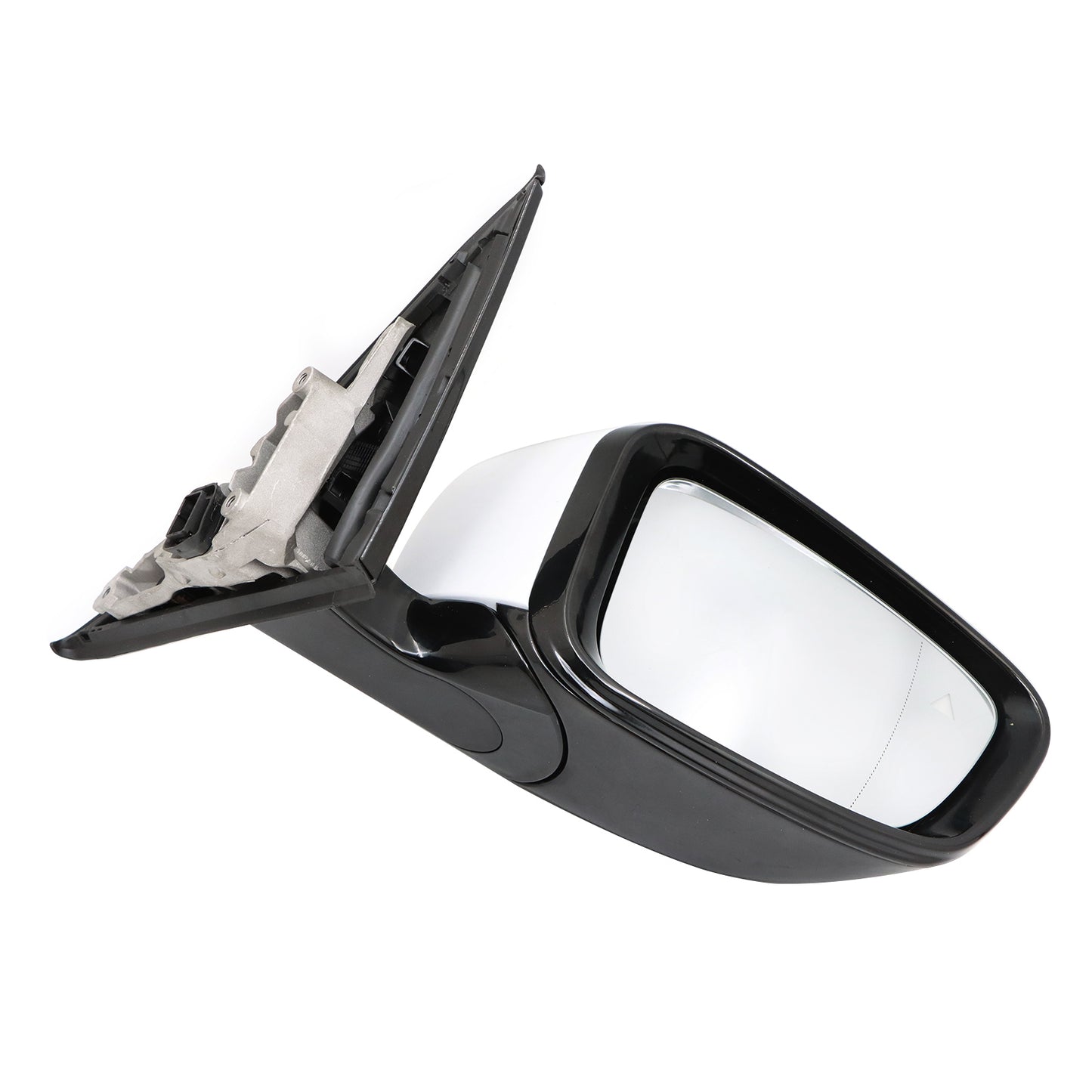 5Pins White Heated Blind Spot Mirror Right Passenger For BMW 330i 330e 2019-2023