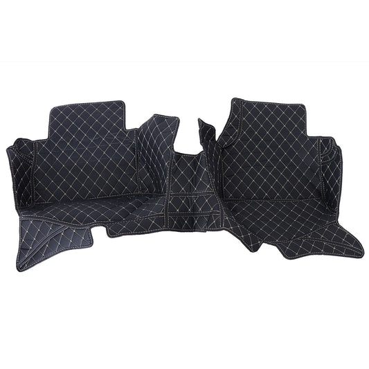 For 2014-2024 Infiniti Q50 Microfiber Leather Floor Mats Liners Front & Rear