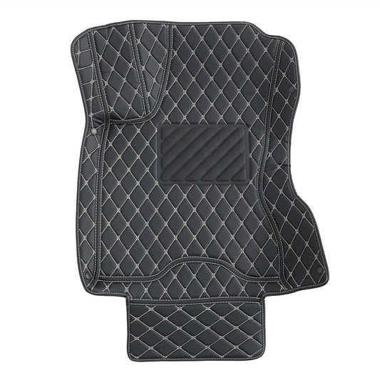 Leather Surround Floor Mats Liner Front & Rear 3Pcs For 2008-2013 Nissan Rogue