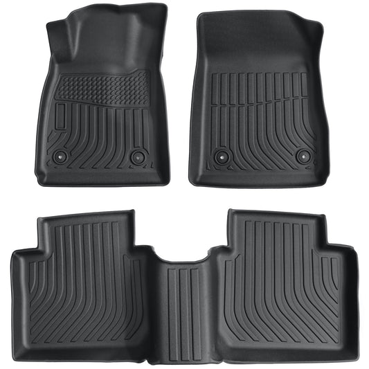 Floor Mats Liner For 2014 - 2020 Chevrolet Impala Front & Rear All-Weather Black