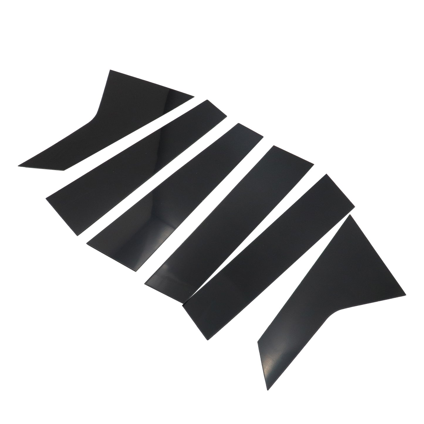 6X Fits Honda Civic sedan 11th 2022 Car Black Window BC Pillar Posts Cover Trim