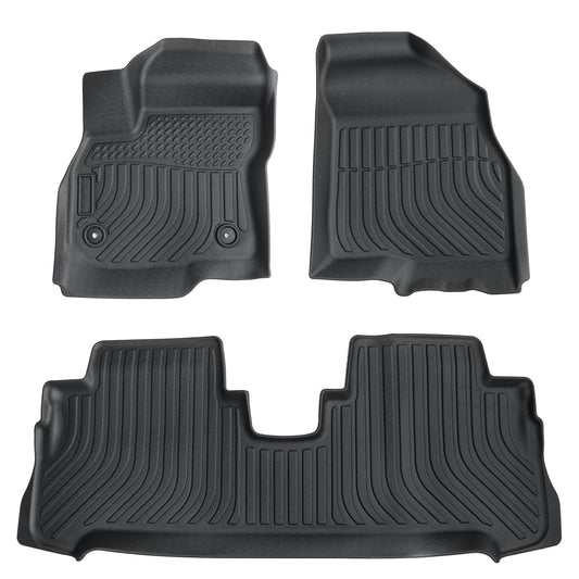 2 Row Floor Mats Liner For 2017 2018 2019 2020 2021 2022 2023 Chevy Bolt EV TPE