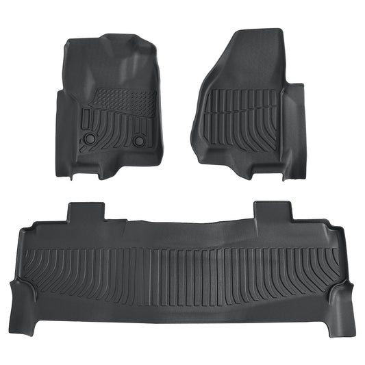 TPE Floor Mats Liner For 2012-2016 Ford F-250/F-350/F-450 SuperCrew Cab 3D Model