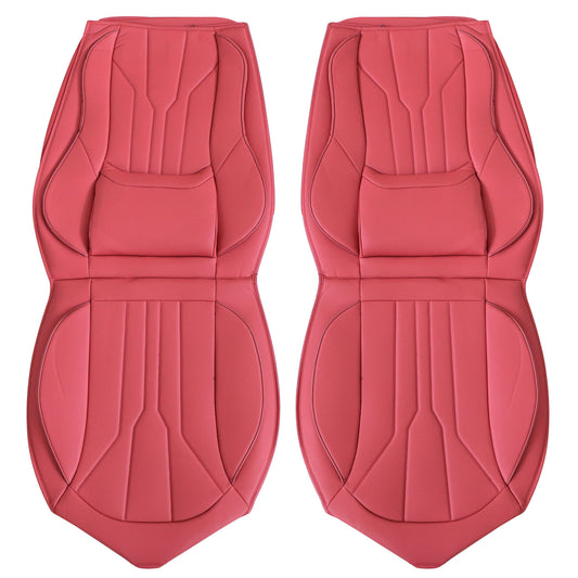 For Toyota Camry Car Seat Covers 5-Seats Front + Rear Protector Leather Full Set