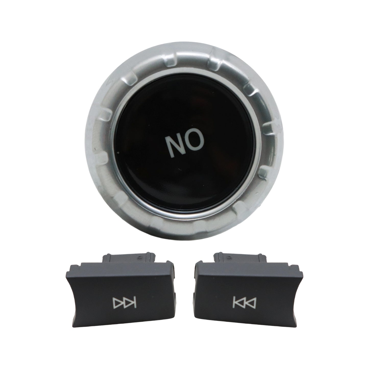 CD Audio Control Button Knob Cover Kit Fits 2009-2015 Mercedes-Benz W212 E-class