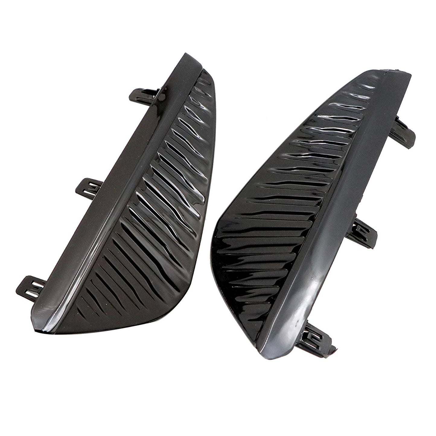2pcs Fit Nissan Sentra 2024-2025 Front Bumper Side Fog Light Cover Left+Right