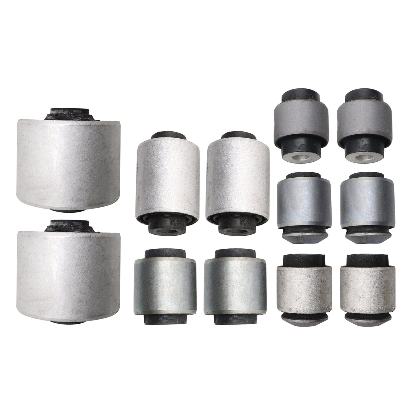 12Pcs for Chevrolet Malibu 2016-23 Rear Upper & Lower Control Arms Bushing kit