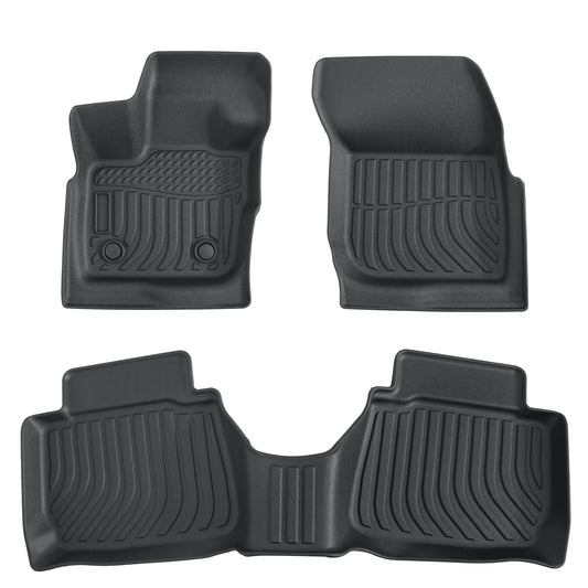 3D TPE Floor Mats Liners All Weather Black For 2017 2018 2019 2020 Ford Fusion