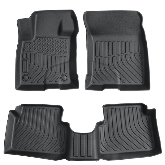 TPE Front & 2nd Row Floor Mats Liners For 2021-2025 Ford Bronco Sport 4-Door