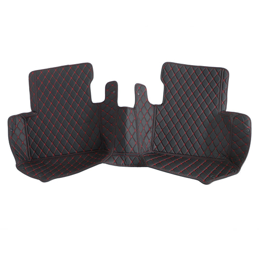 For 2016-2021 Honda Civic Microfiber Leather Floor Mats Liners Front & Rear