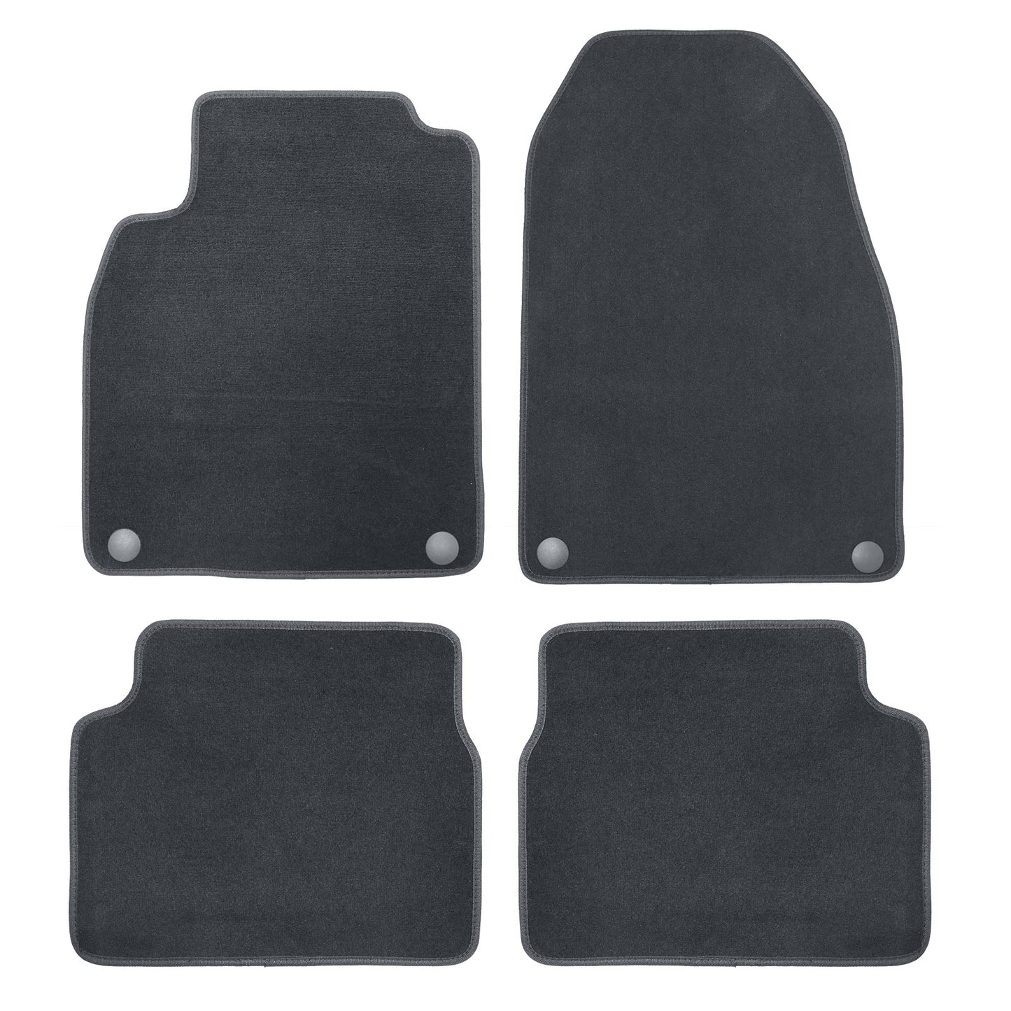 4Pcs For Saab 9-3 2003-2011 Front & Rear Floor Mats Carpet Replacement Velour